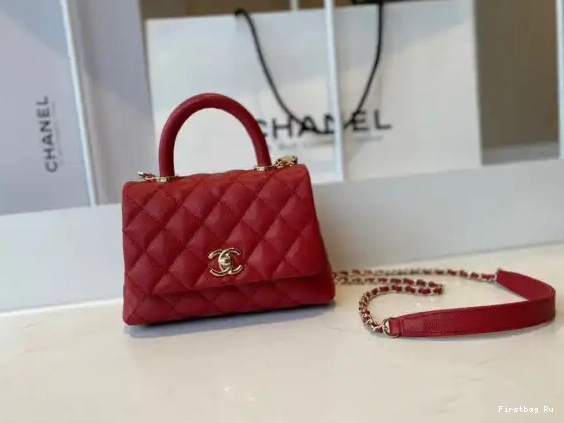 Firstbag Ru FLAP MINI WITH BAG CHANEL HANDLE TOP 0612